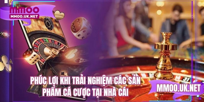 Phúc lợi khi trải nghiệm các sản phẩm cá cược tại nhà cái
